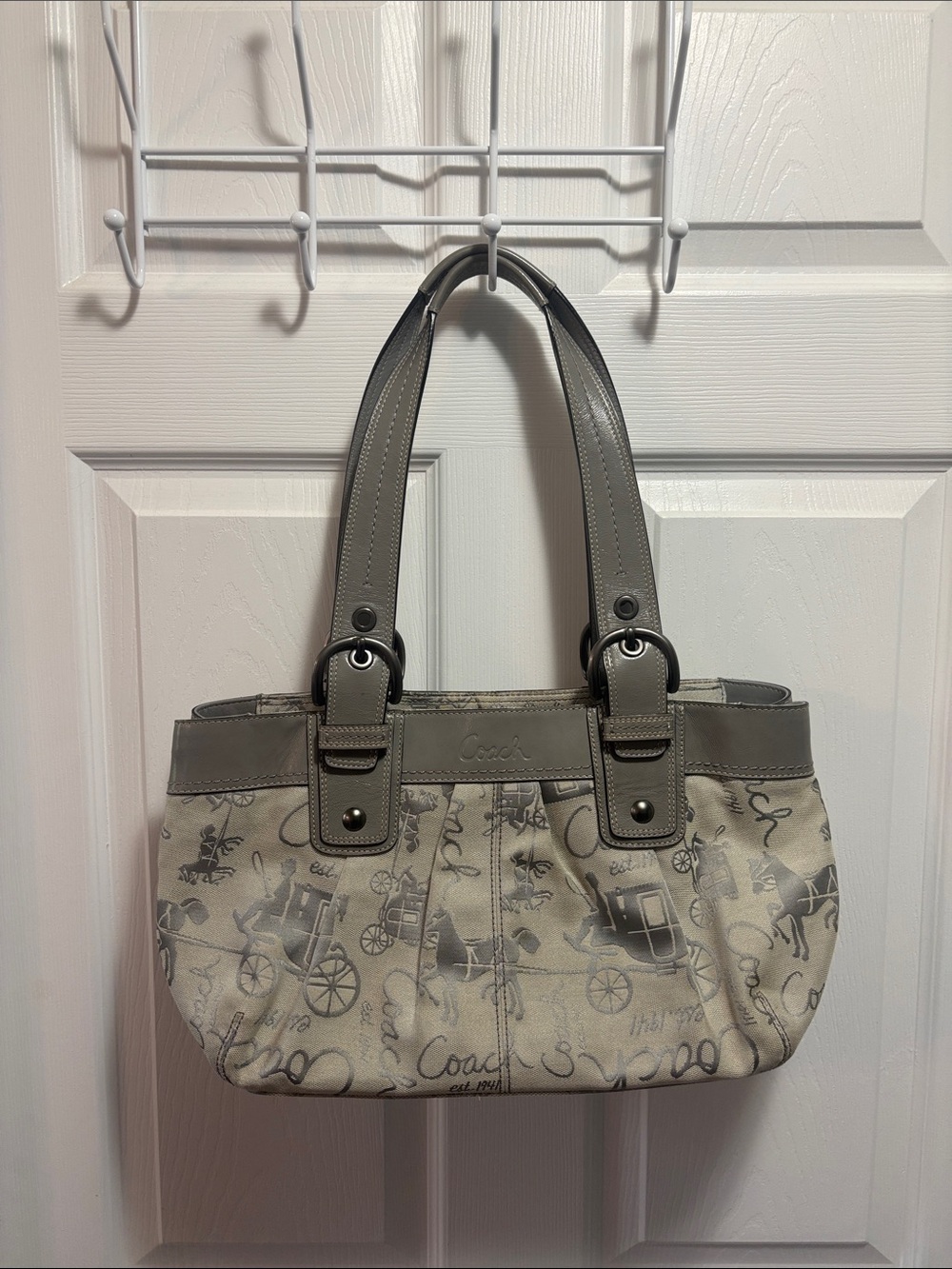 Coach Vintage Horse & Carrier Signature Shoulder Bag
